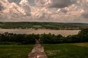 "Slaves View of Dover, KY from Rankin House Underground Railroad"
